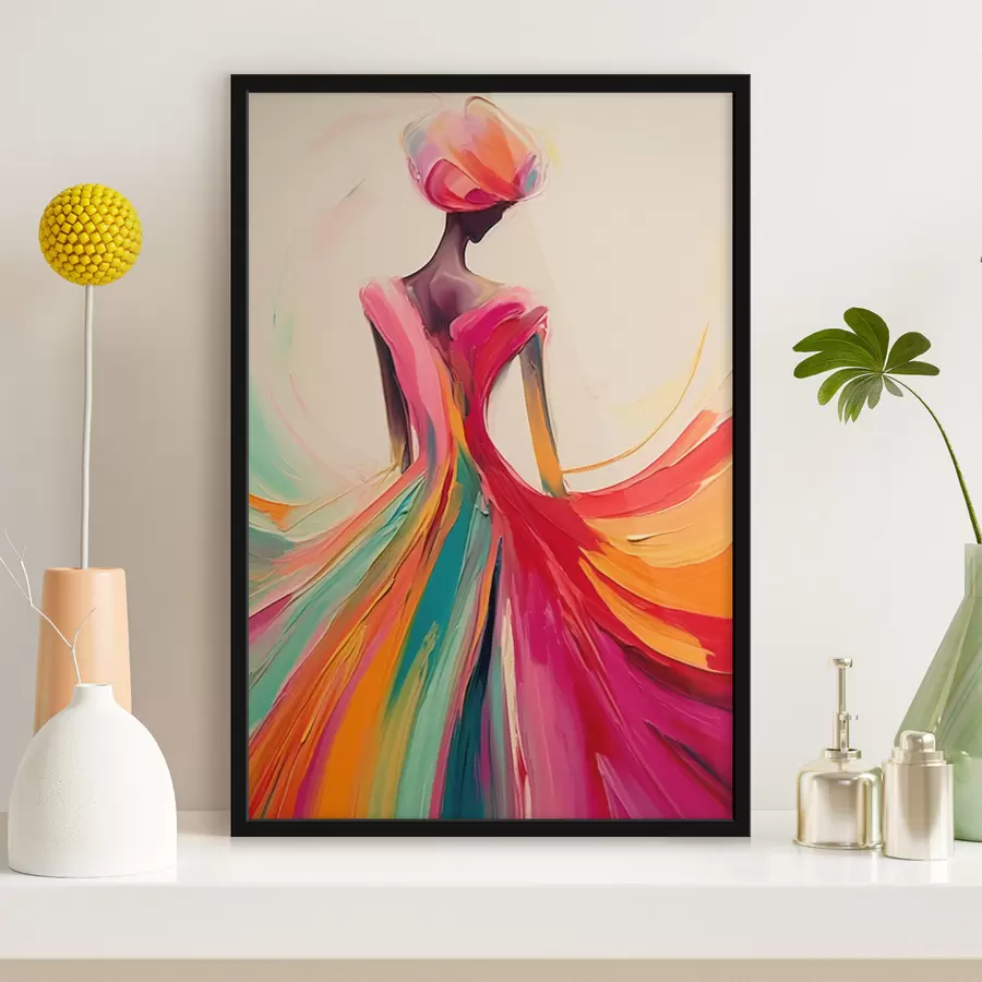 fototapet Fata abstractă f47400