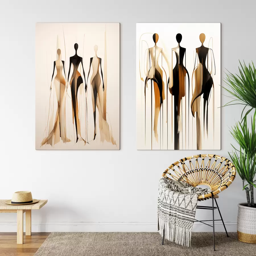 Tablouri Siluete abstracte m01214