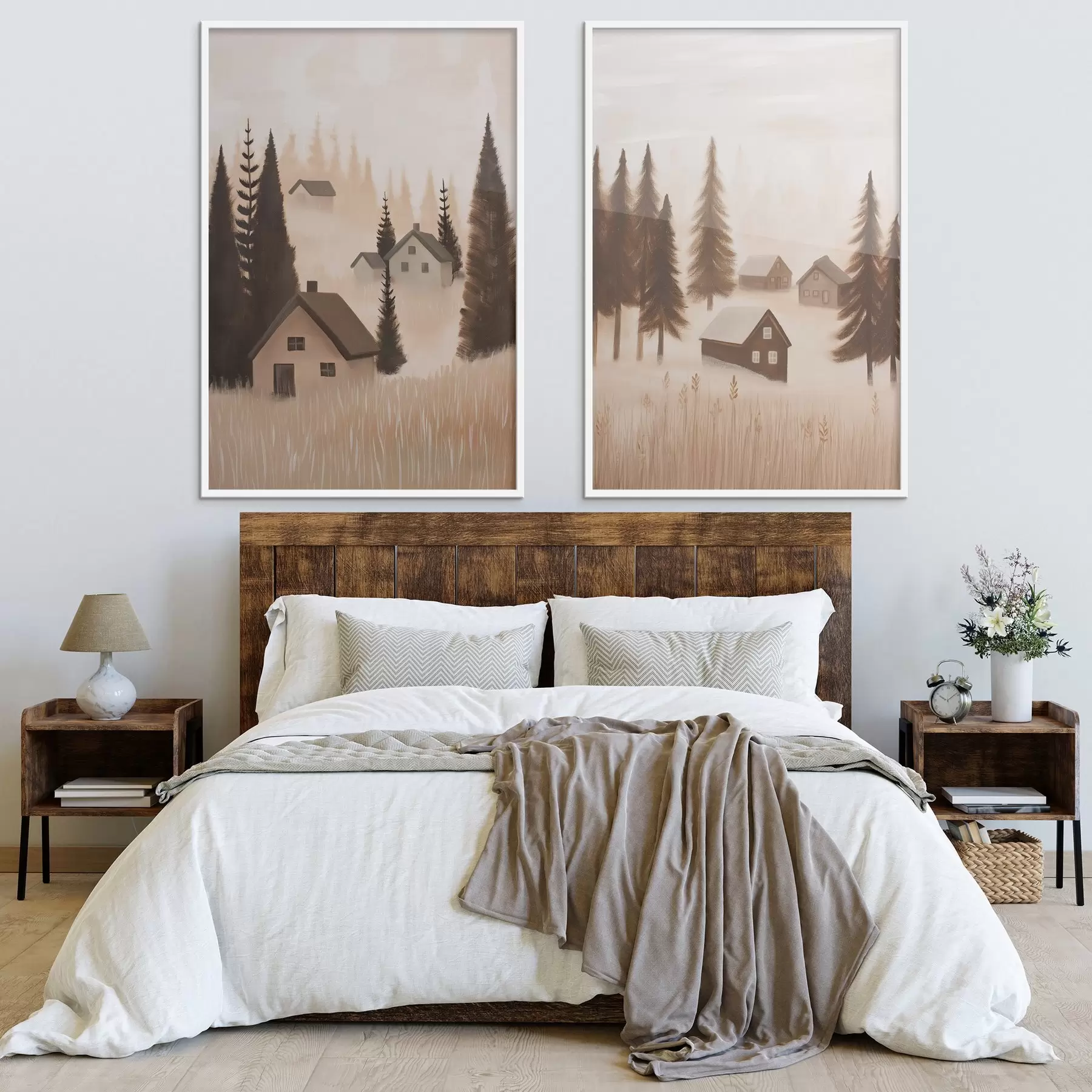 fototapet Pacea în pădure d01136