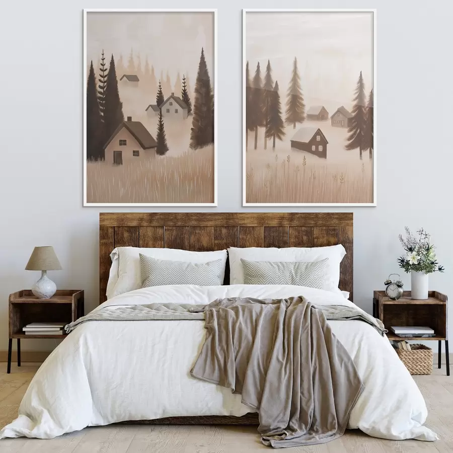 fototapet Pacea în pădure d01136