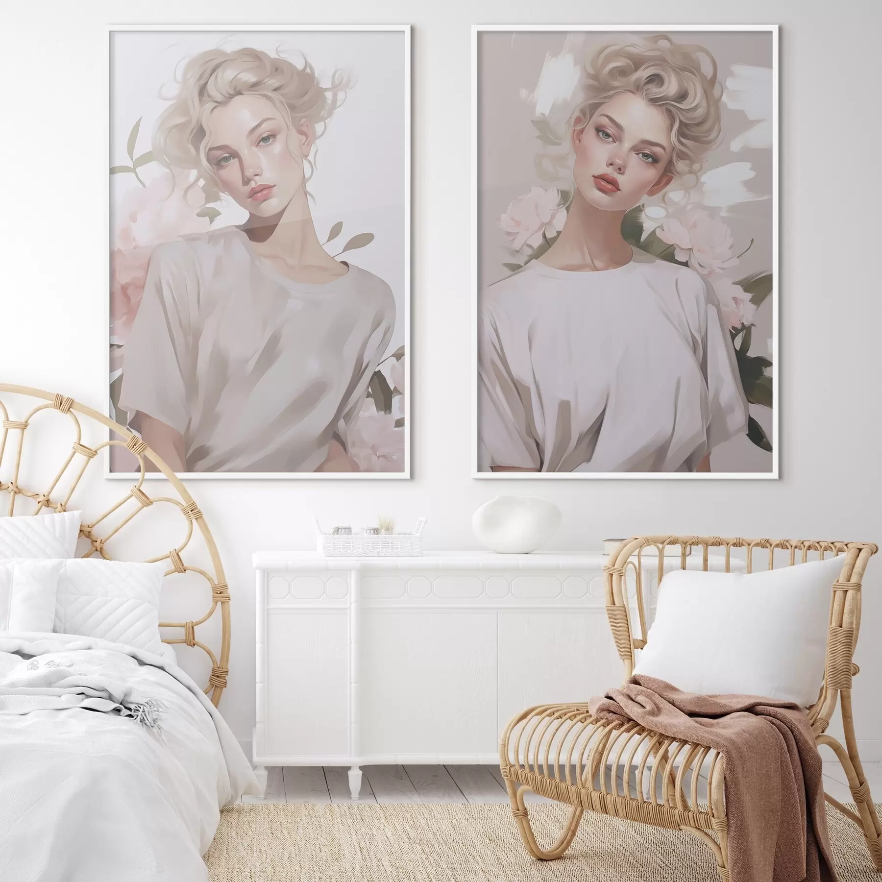 fototapet Portret de fată d01187