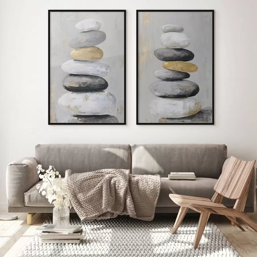 fototapet pietre mari în stilul picturii d01181