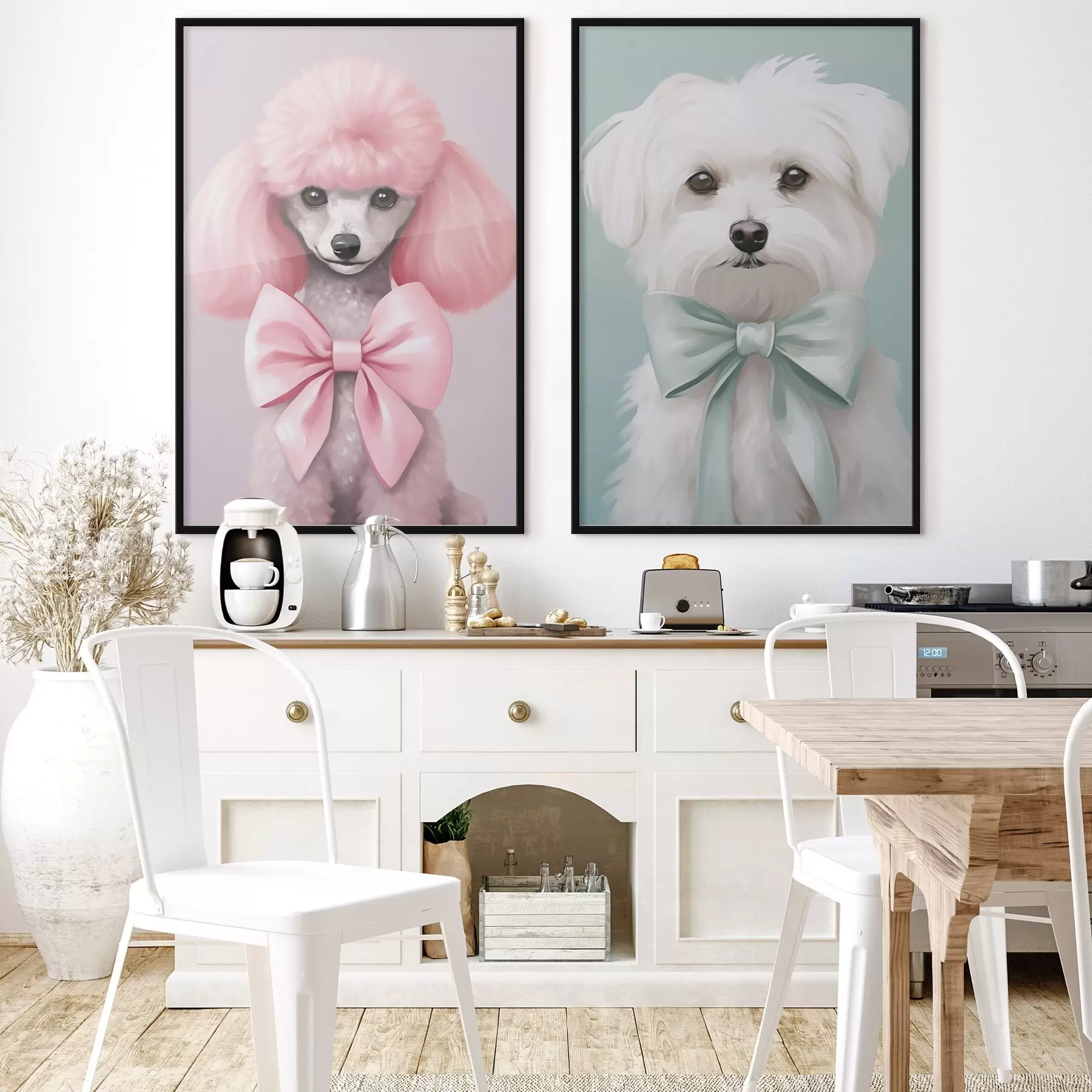 fototapet Câine cu fundă d01193