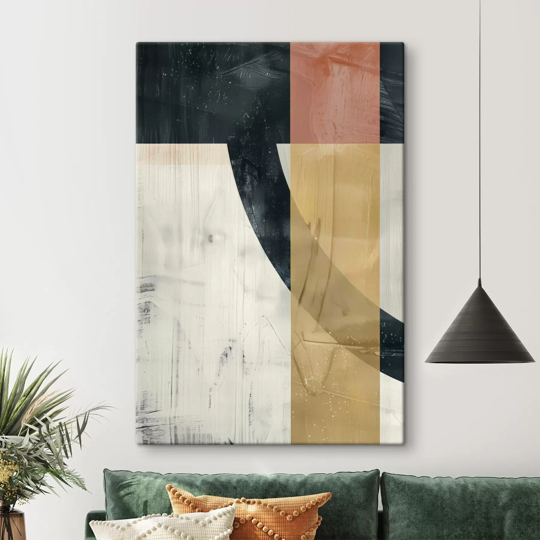 Tablouri Forme geometrice pe un fundal de beton s47634