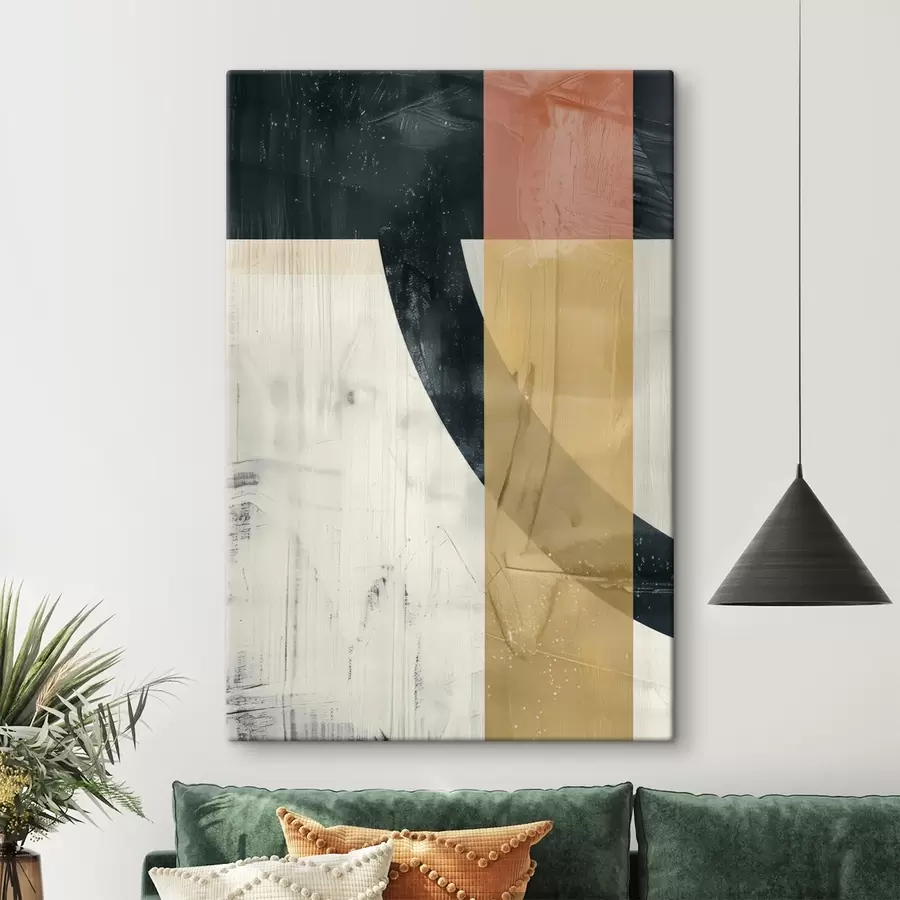 Tablouri Forme geometrice pe un fundal de beton s47634