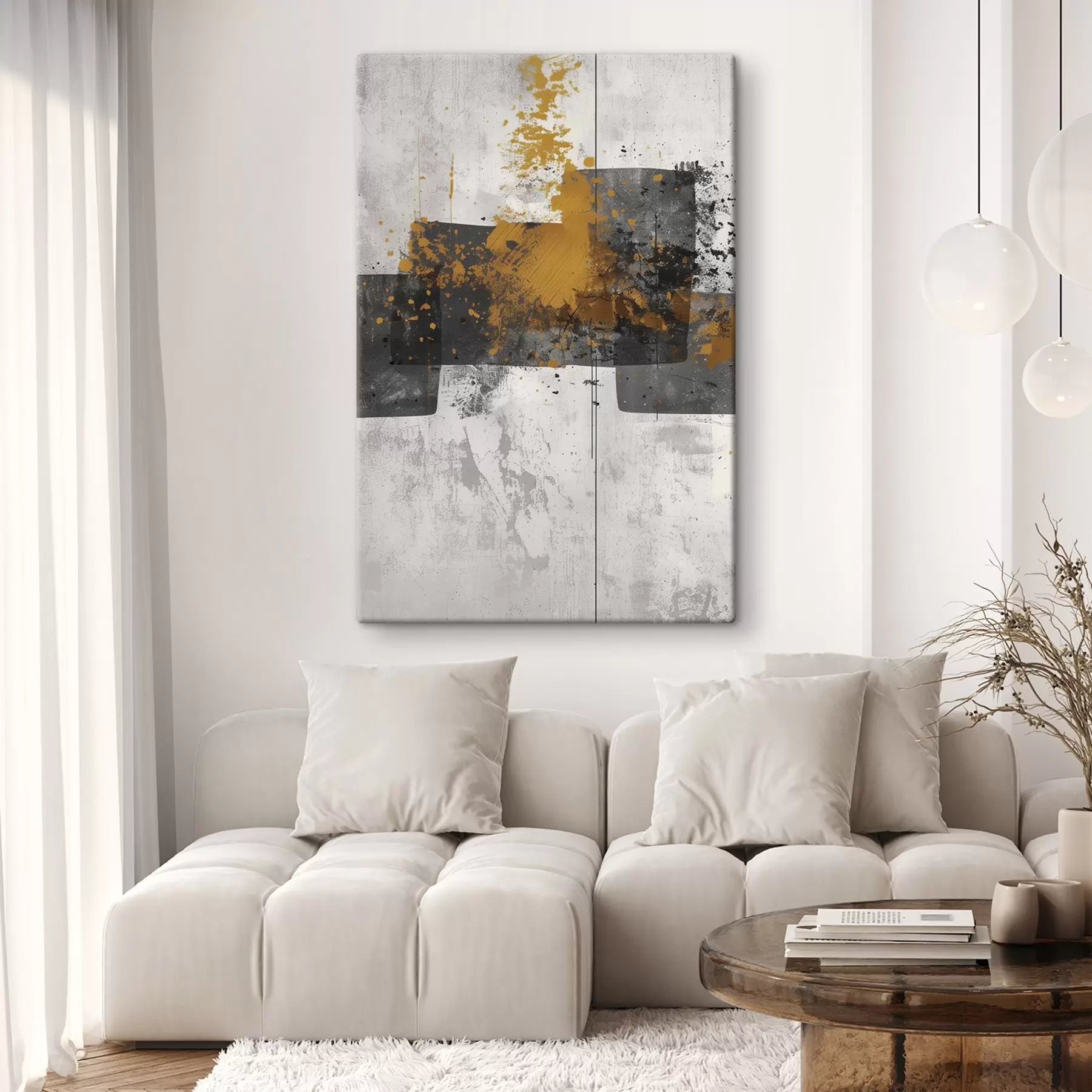 Tablouri Forme abstracte pe un fundal concret s47636