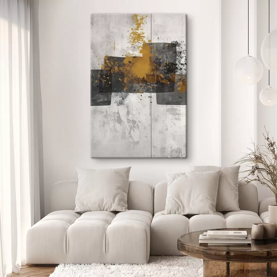 Tablouri Forme abstracte pe un fundal concret s47636