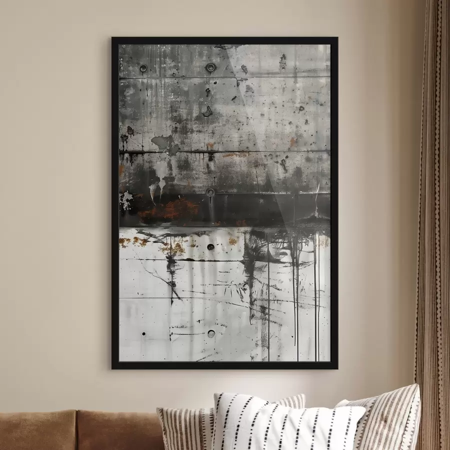 fototapet Stropi de vopsea pe un perete de beton, imitație de acuarelă f47633