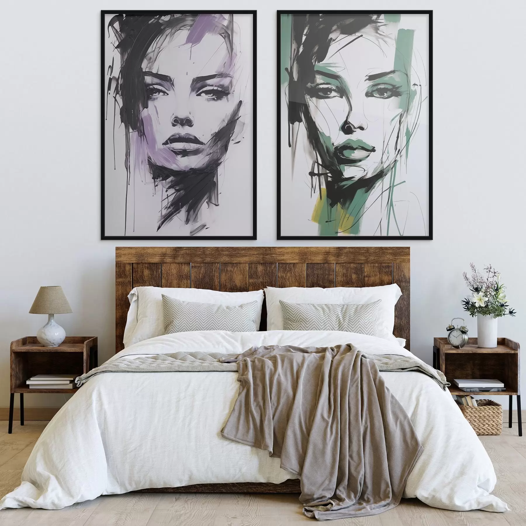 fototapet Portret feminin abstract d01226