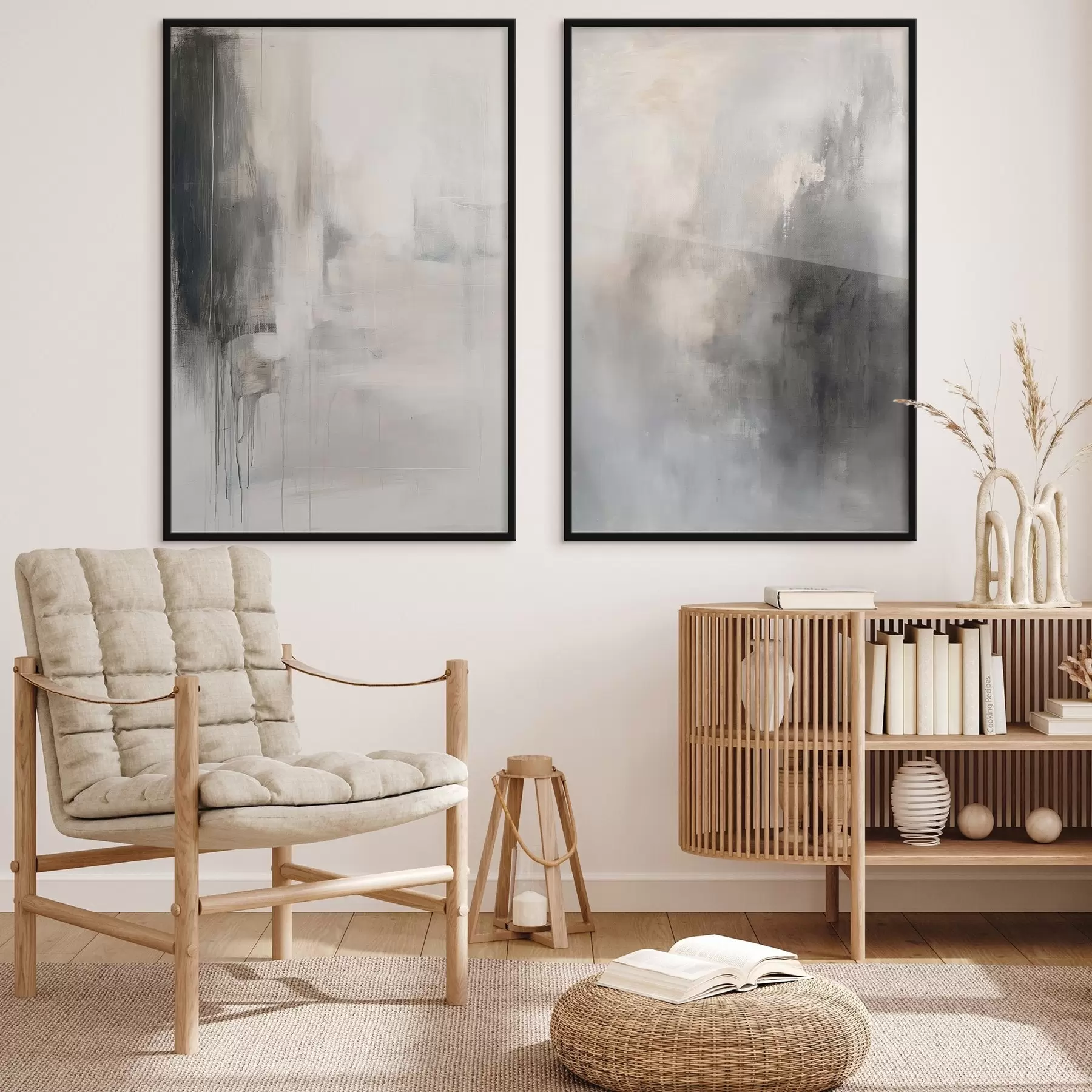 fototapet Compoziție abstractă în tonuri neutre d01216