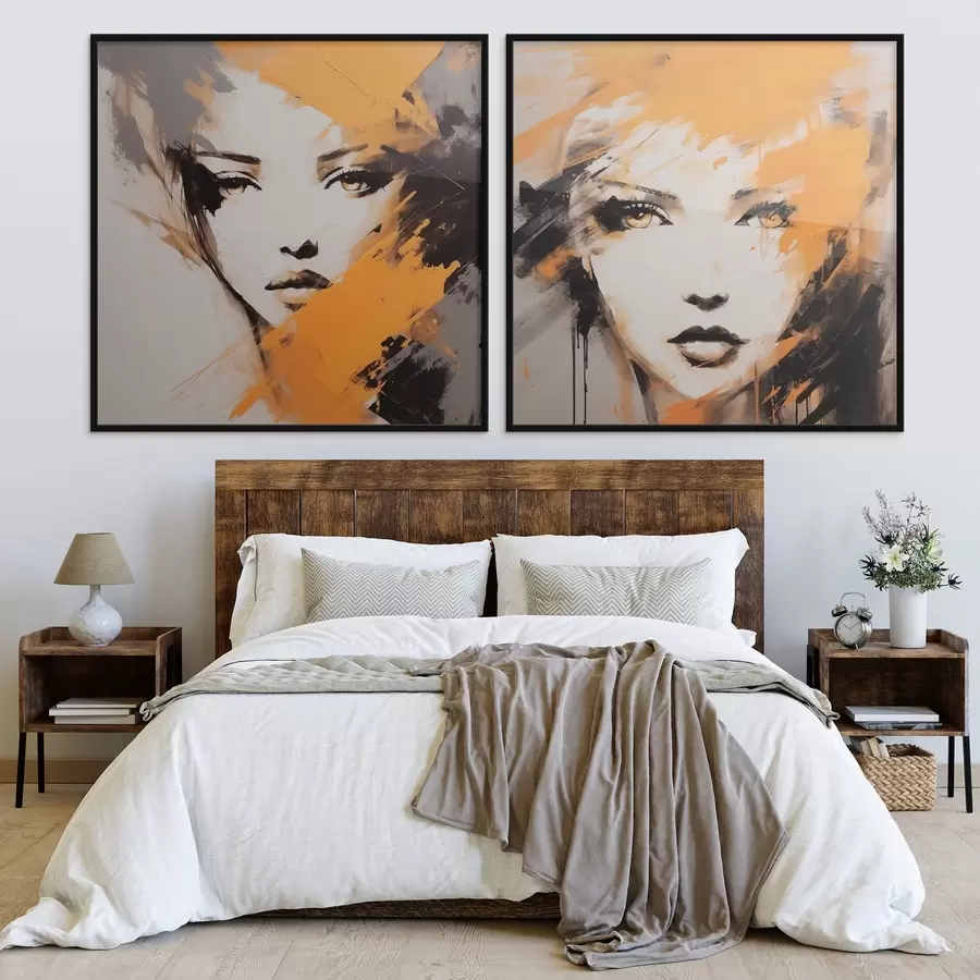 fototapet Portrete abstracte d01197