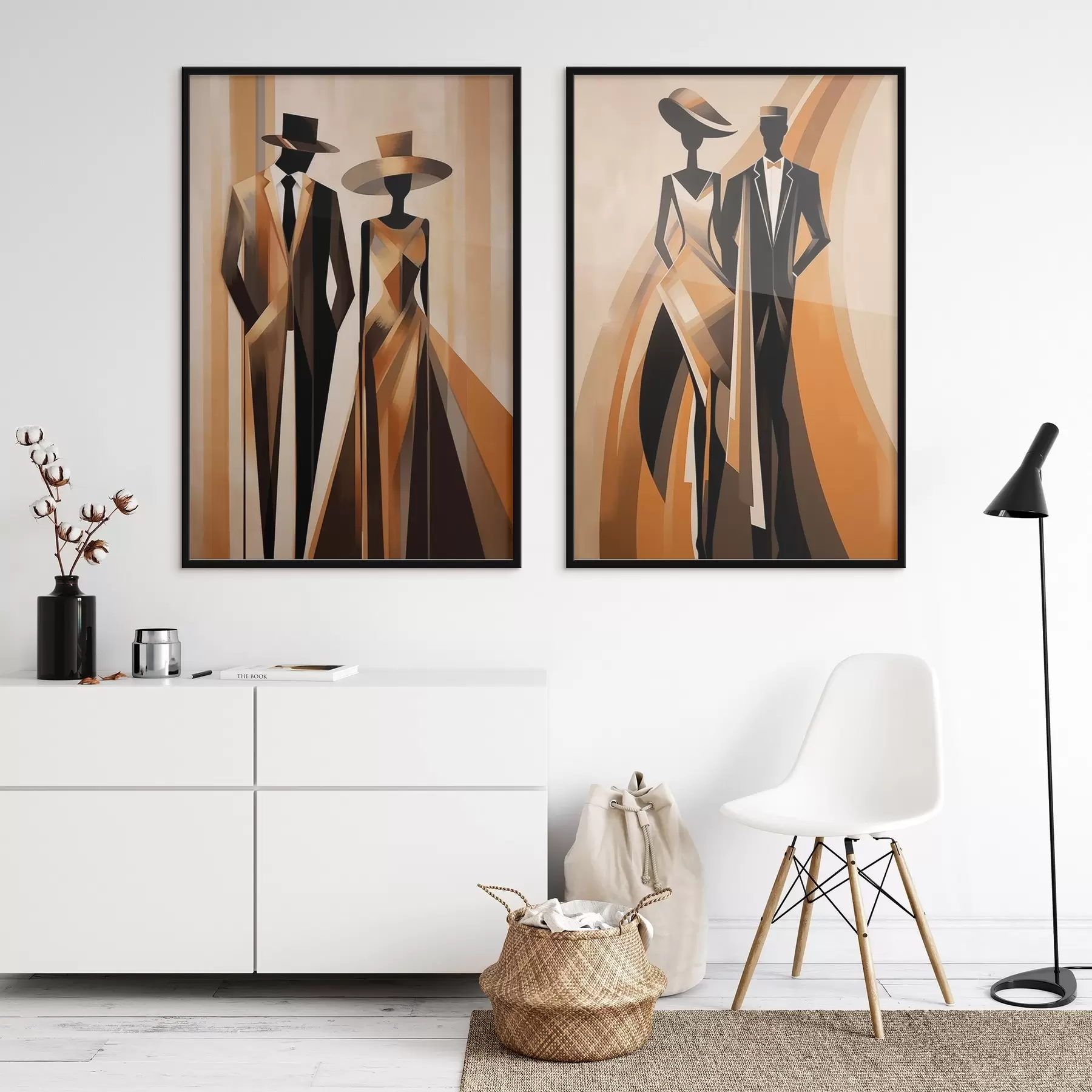 fototapet Cuplu abstract d01200