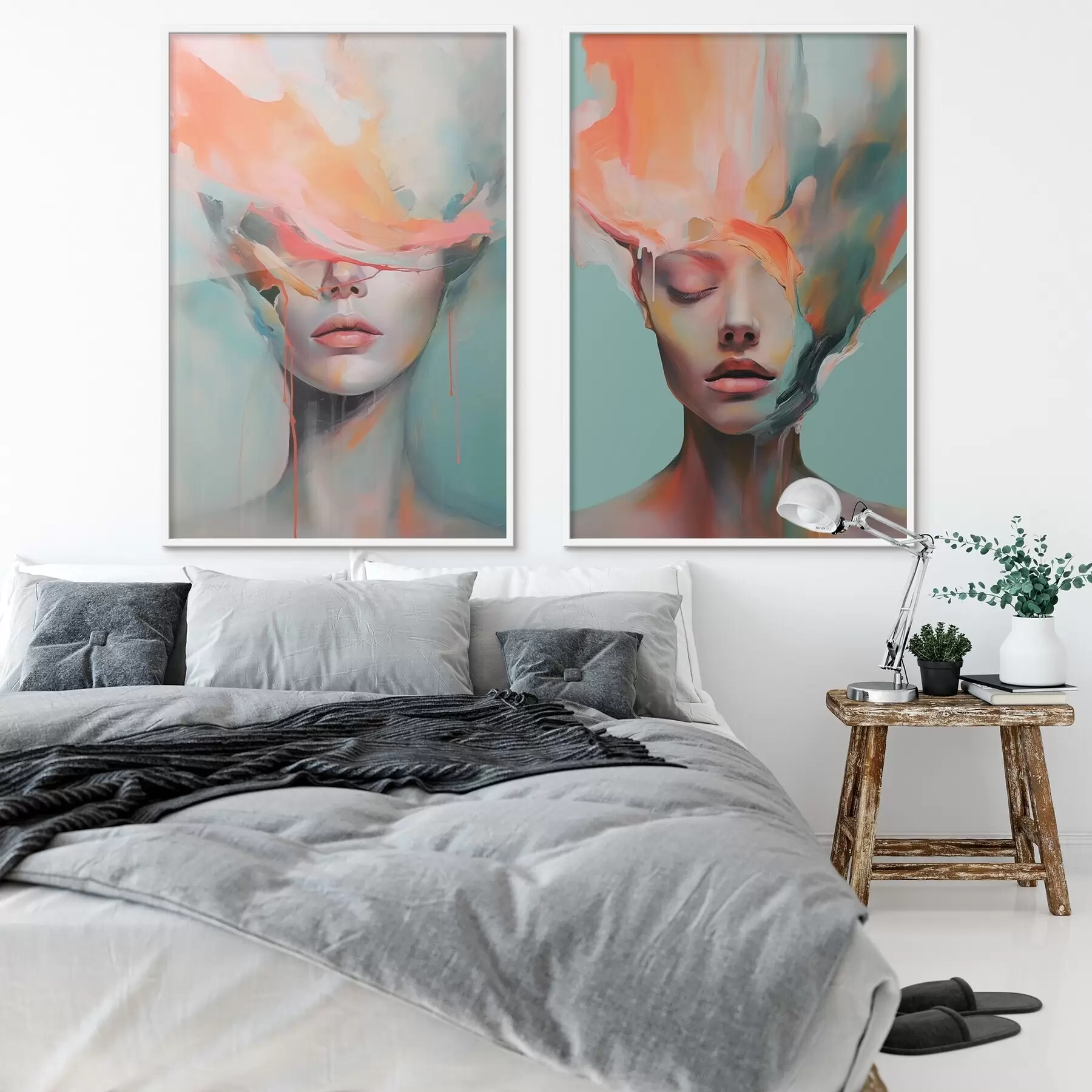 fototapet Portrete abstracte d01211