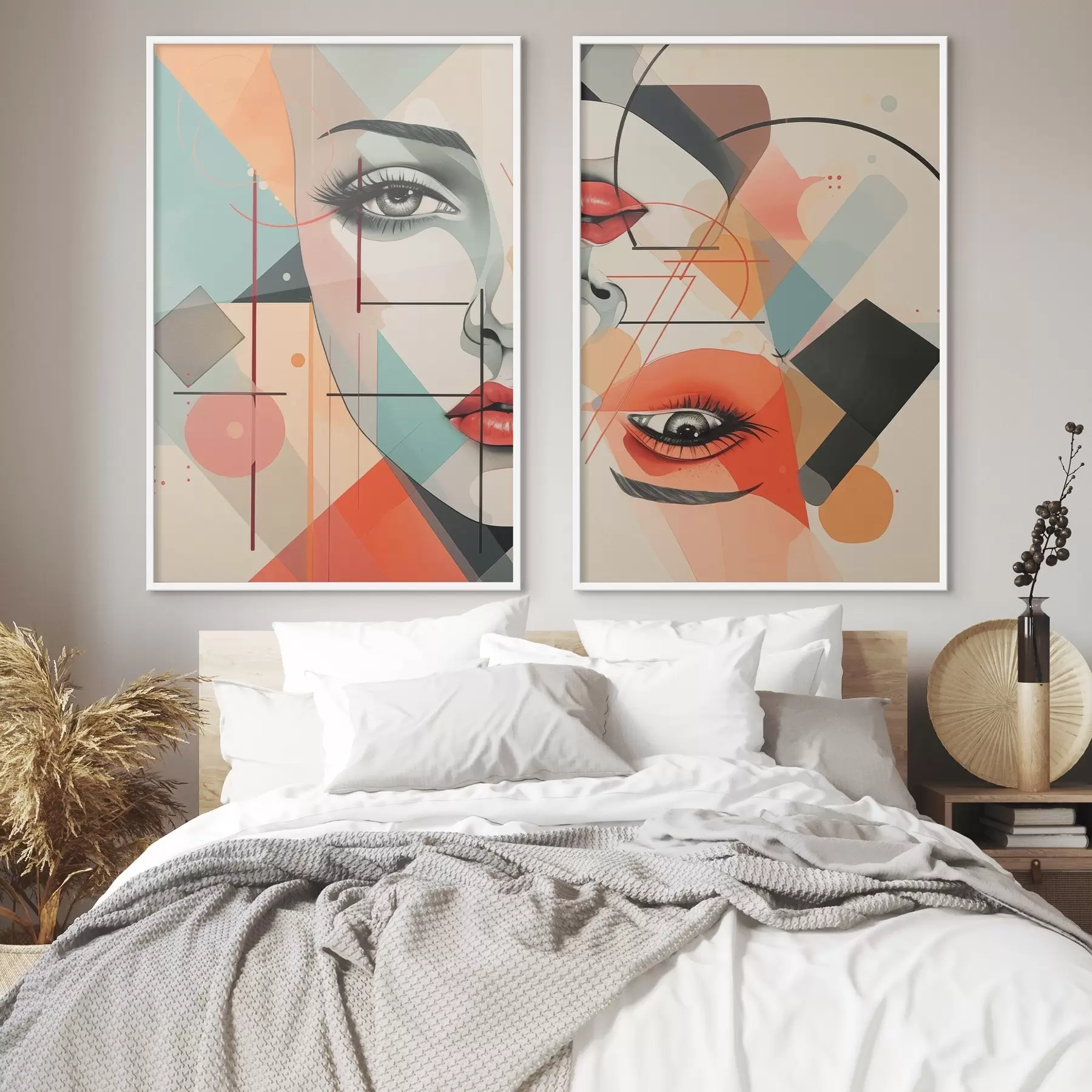 fototapet Forme faciale și geometrice d01253