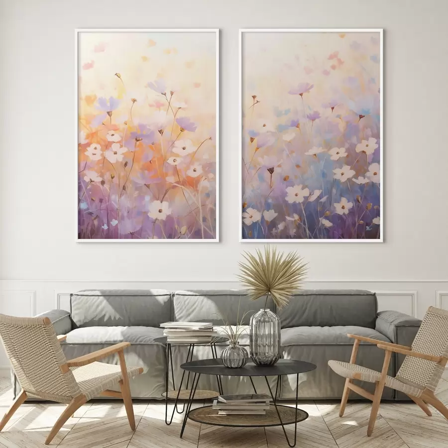 fototapet Flori sălbatice mici d01255