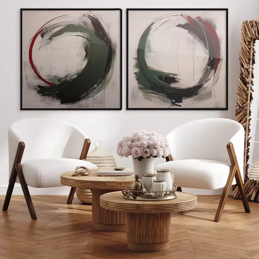 fototapet Cercuri abstracte d01207