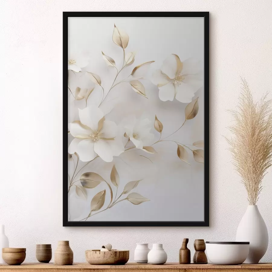 fototapet Ramuri delicate de flori f47642