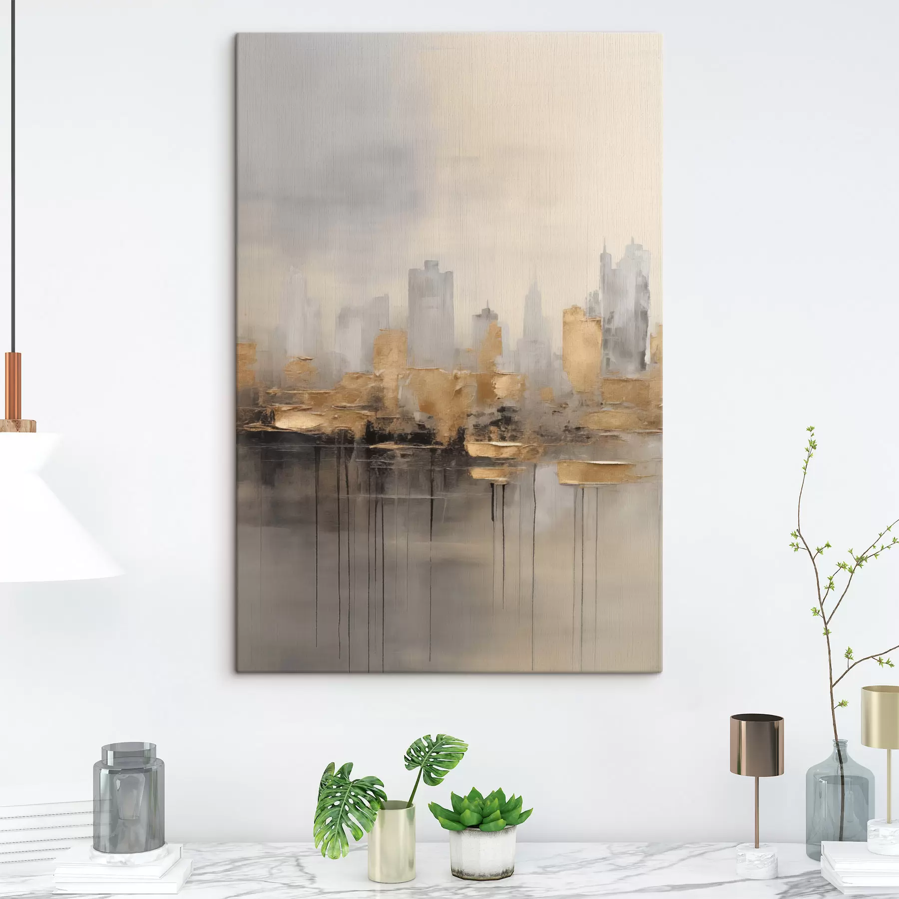 Tablouri Un oraș în nuanțe liniștite s47672