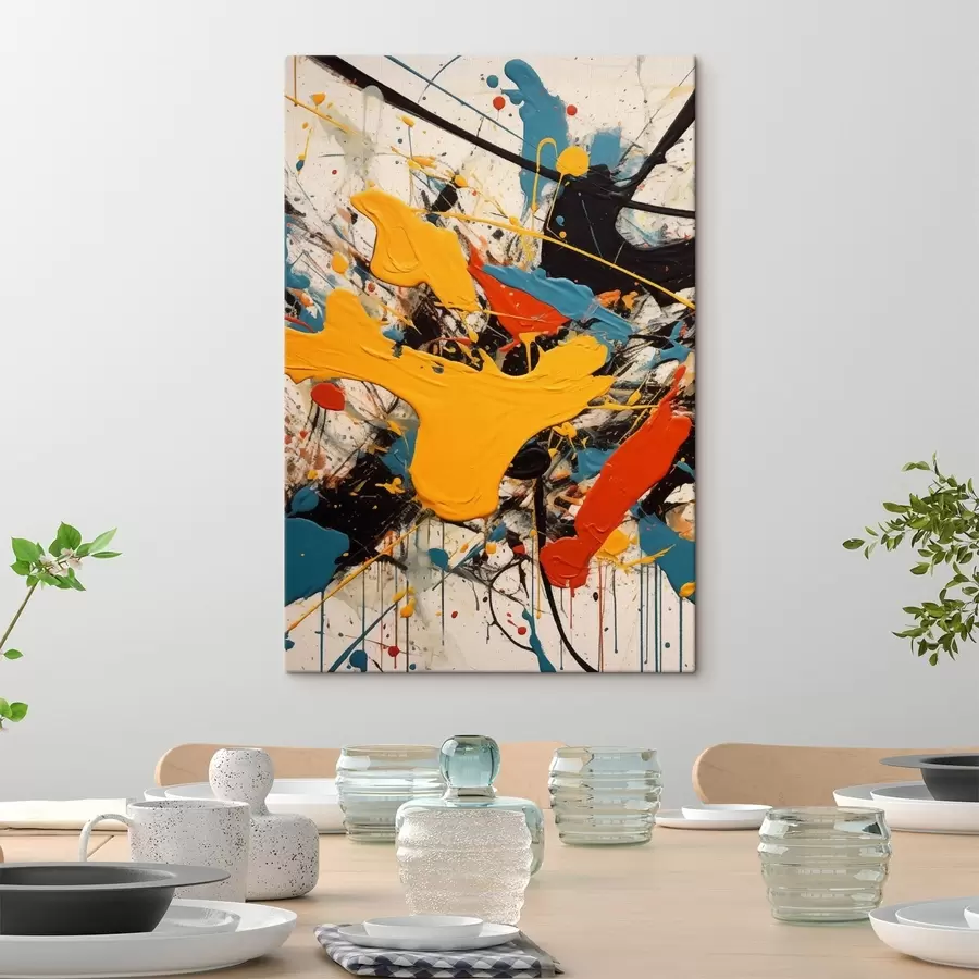 Tablouri Vopsele multicolore s47684