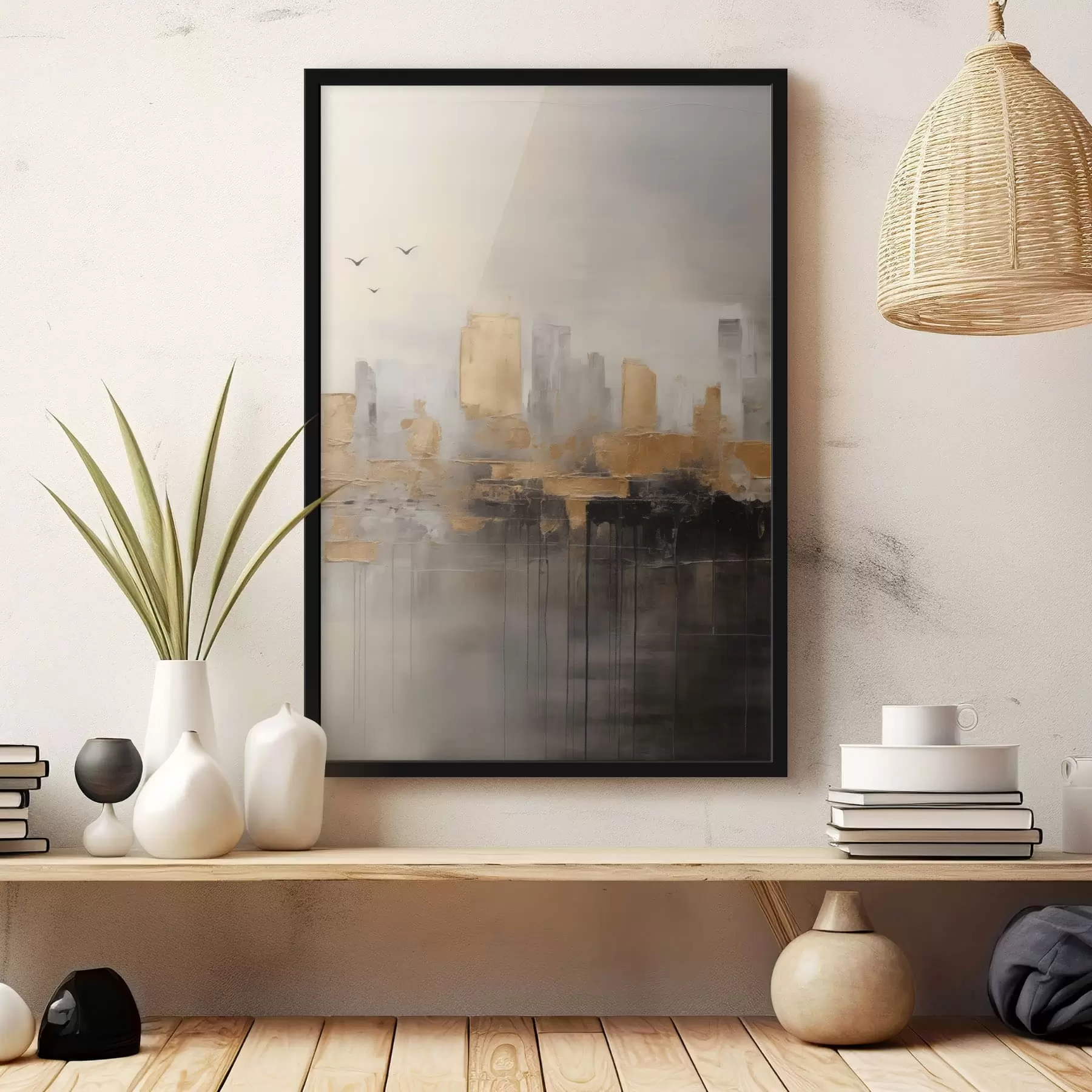 fototapet Un oraș în nuanțe liniștite f47673