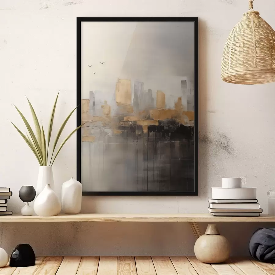 fototapet Un oraș în nuanțe liniștite f47673