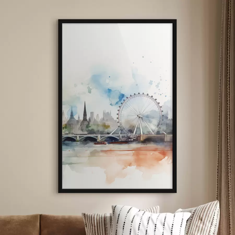 fototapet Peisajul Londrei f47681