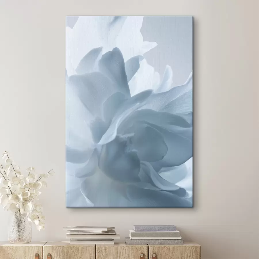 Tablouri petale delicate în nuanțe de albastru s47691