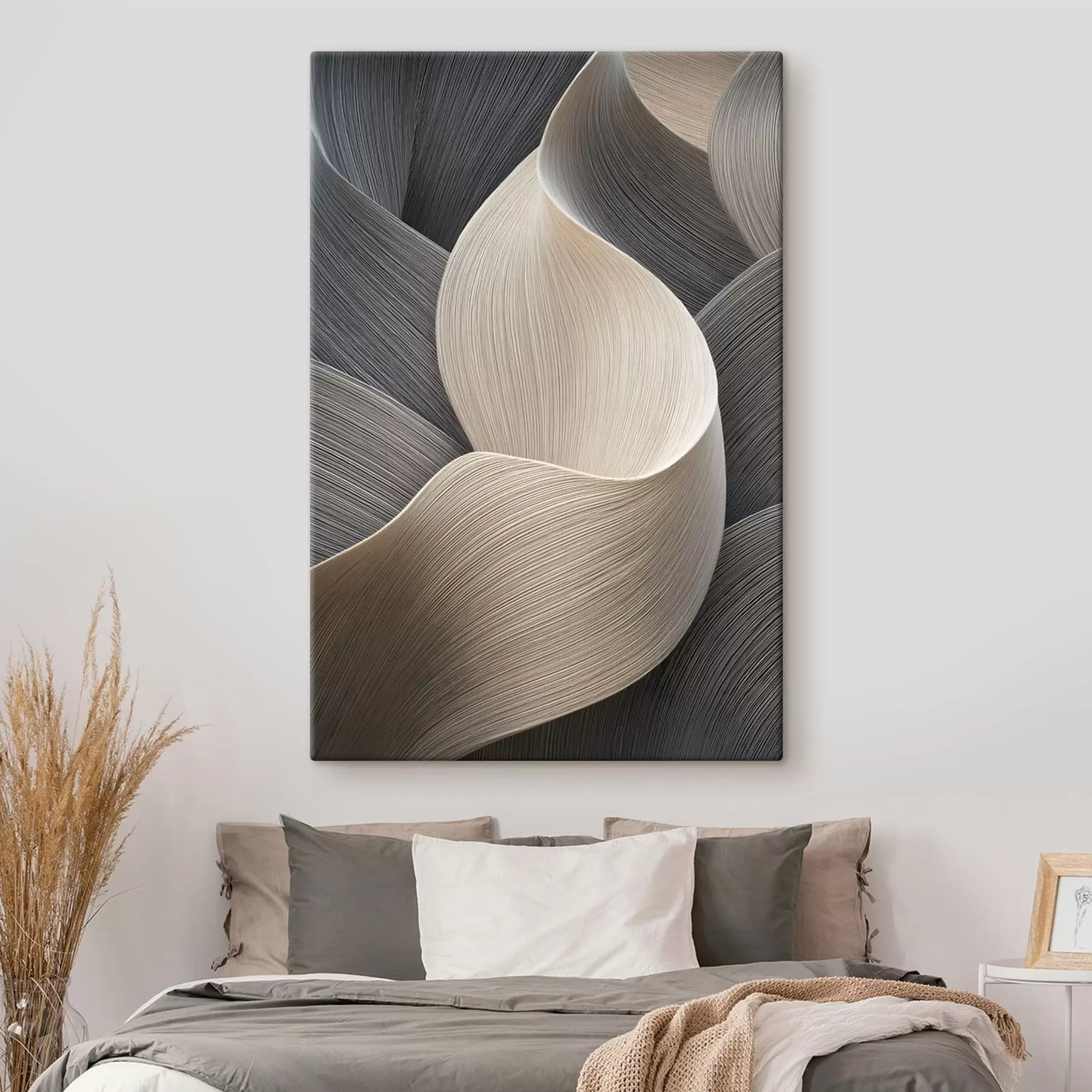 Tablouri valuri abstracte cu imitație de volum s47697
