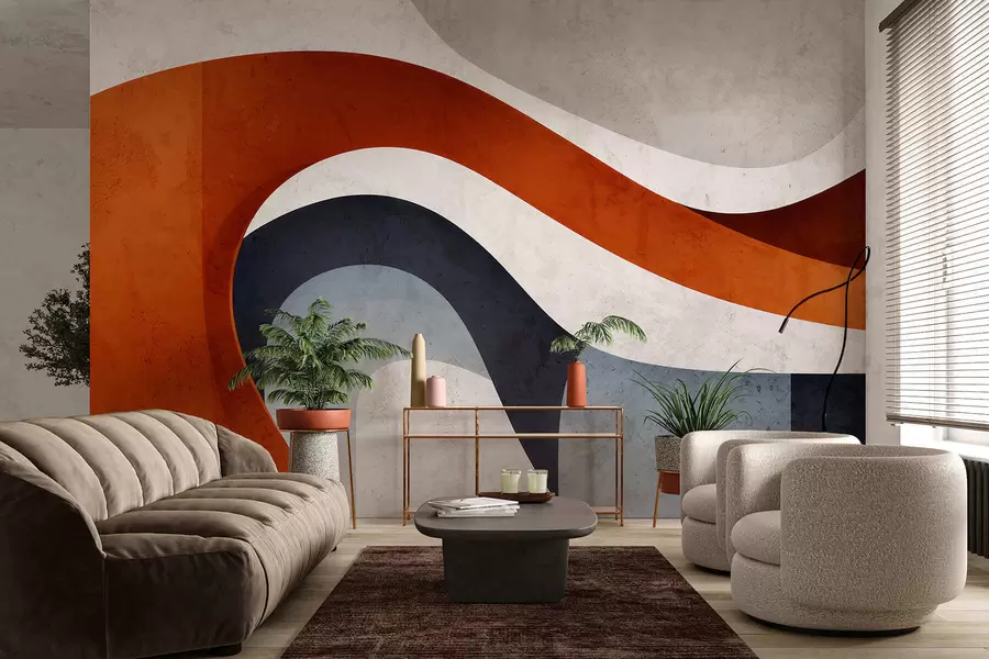 fototapet Spațiu geometric w05169