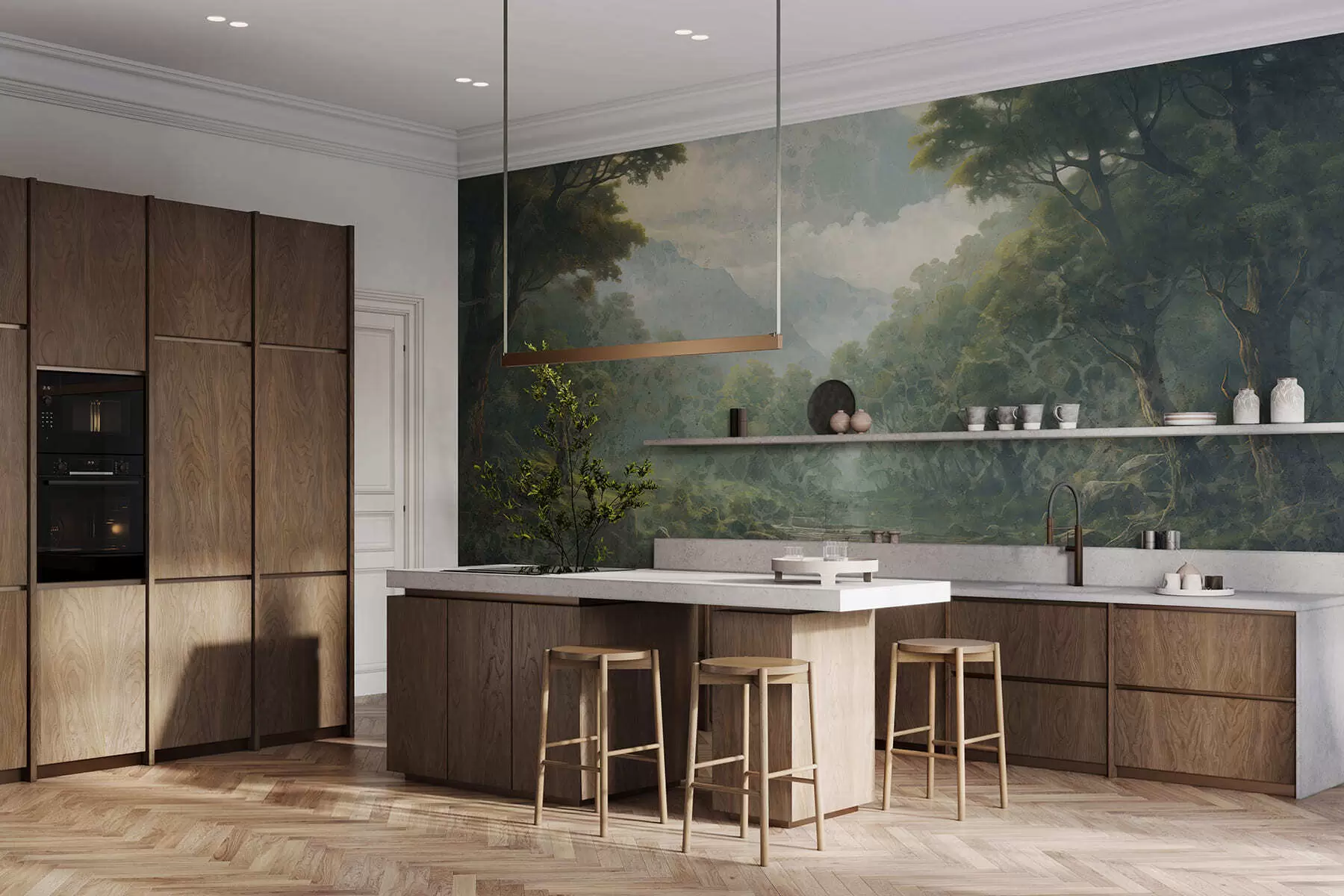 fototapet Liniștea pădurii w05171