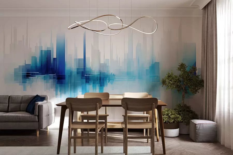 fototapet Respirație acuarelă w05172