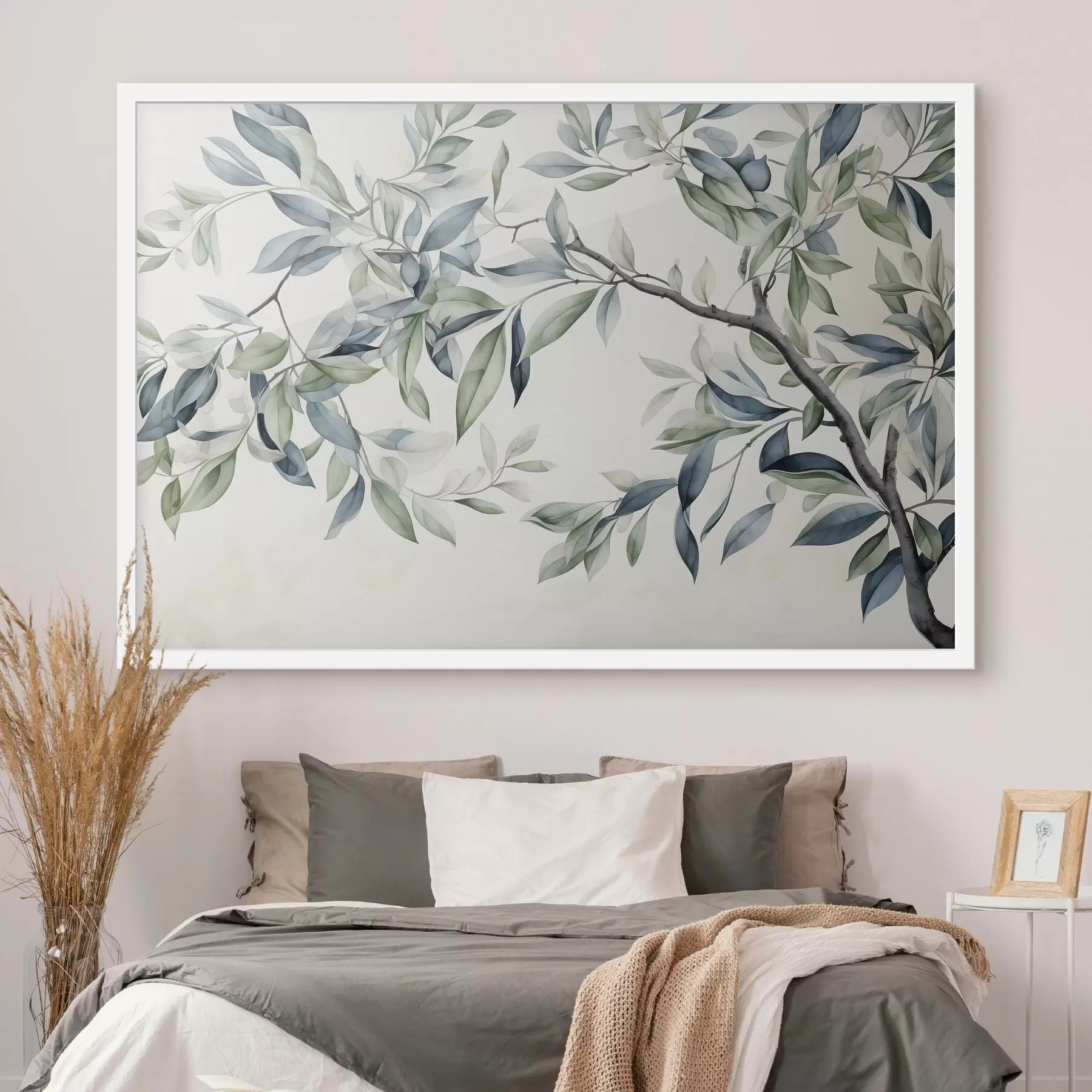 fototapet Ramură de copac, pictură în acuarelă f47704