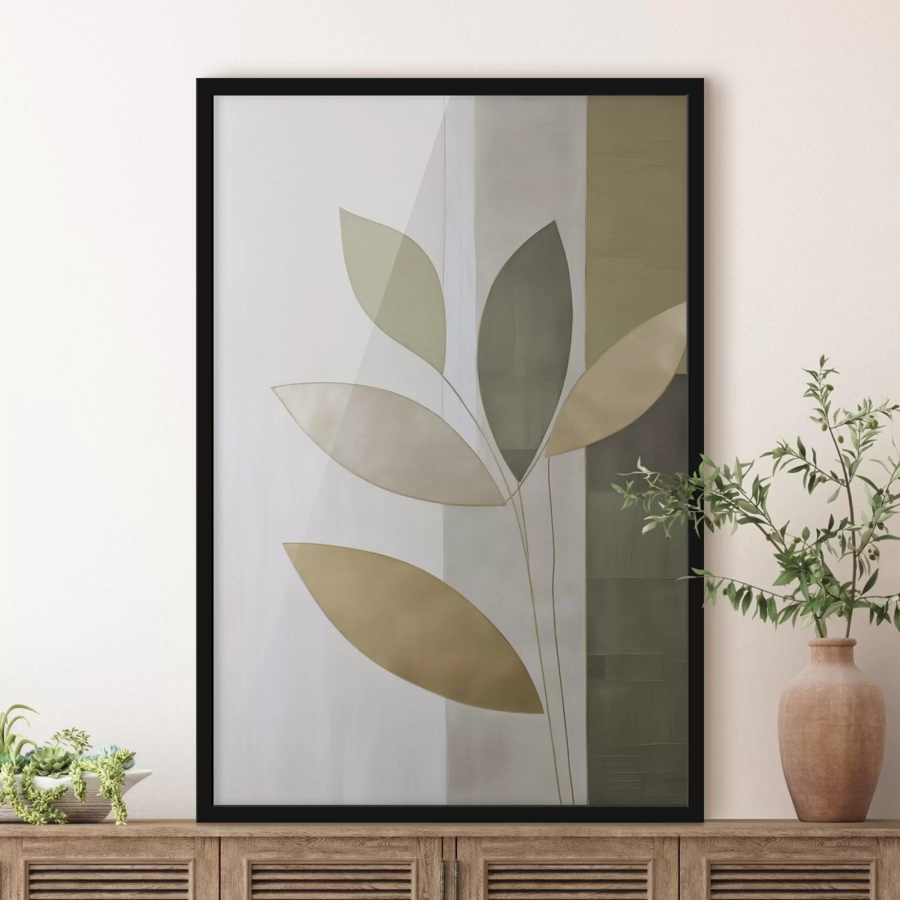 fototapet Abstracție cu frunze f47713