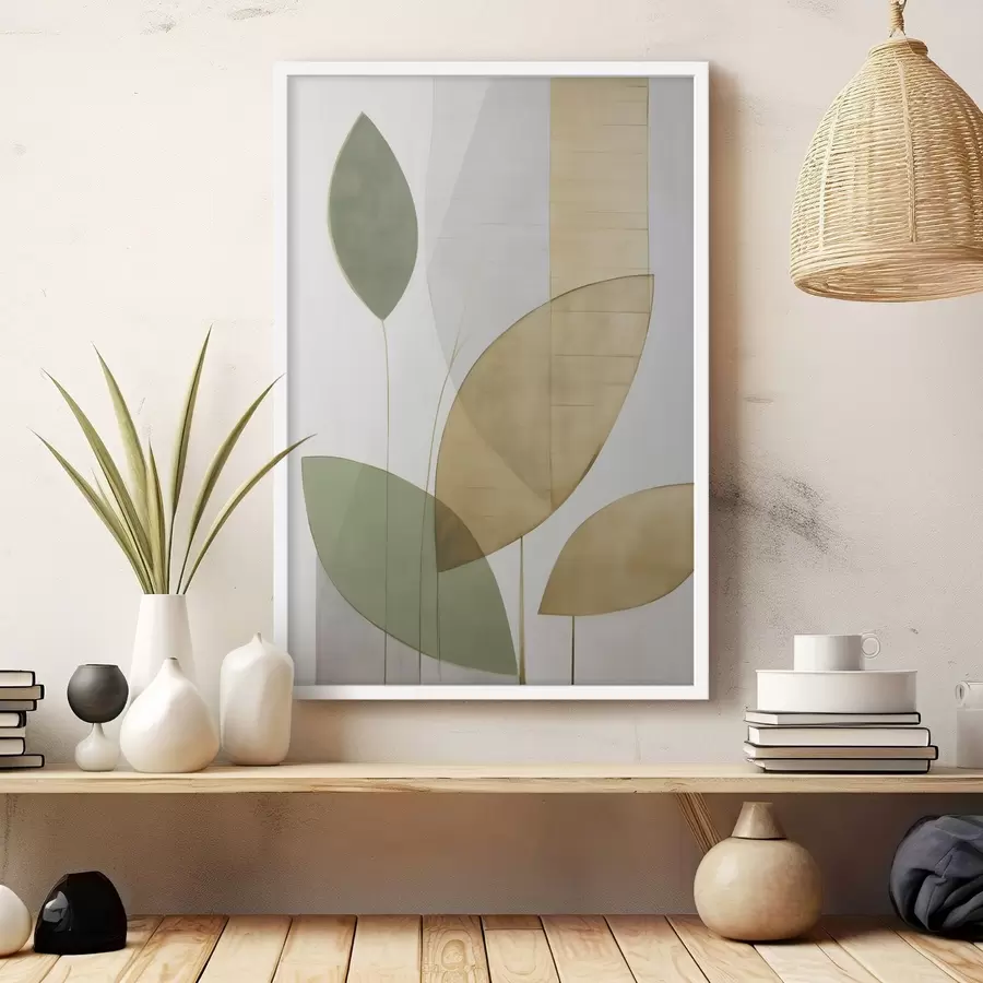 fototapet Abstracție cu frunziș f47714