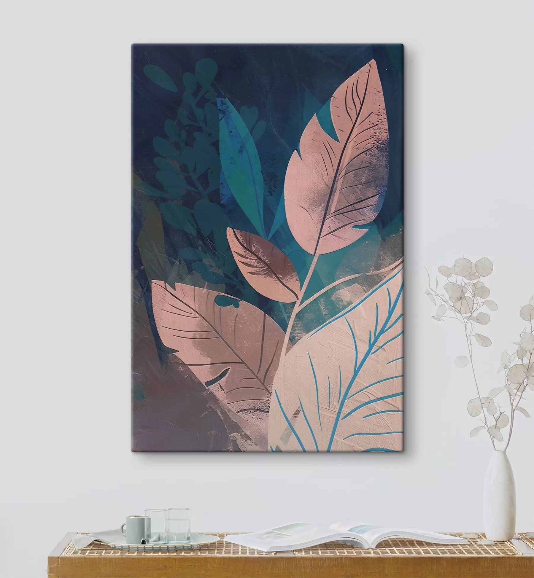 Tablouri Ramuri și frunze, abstracție s47749