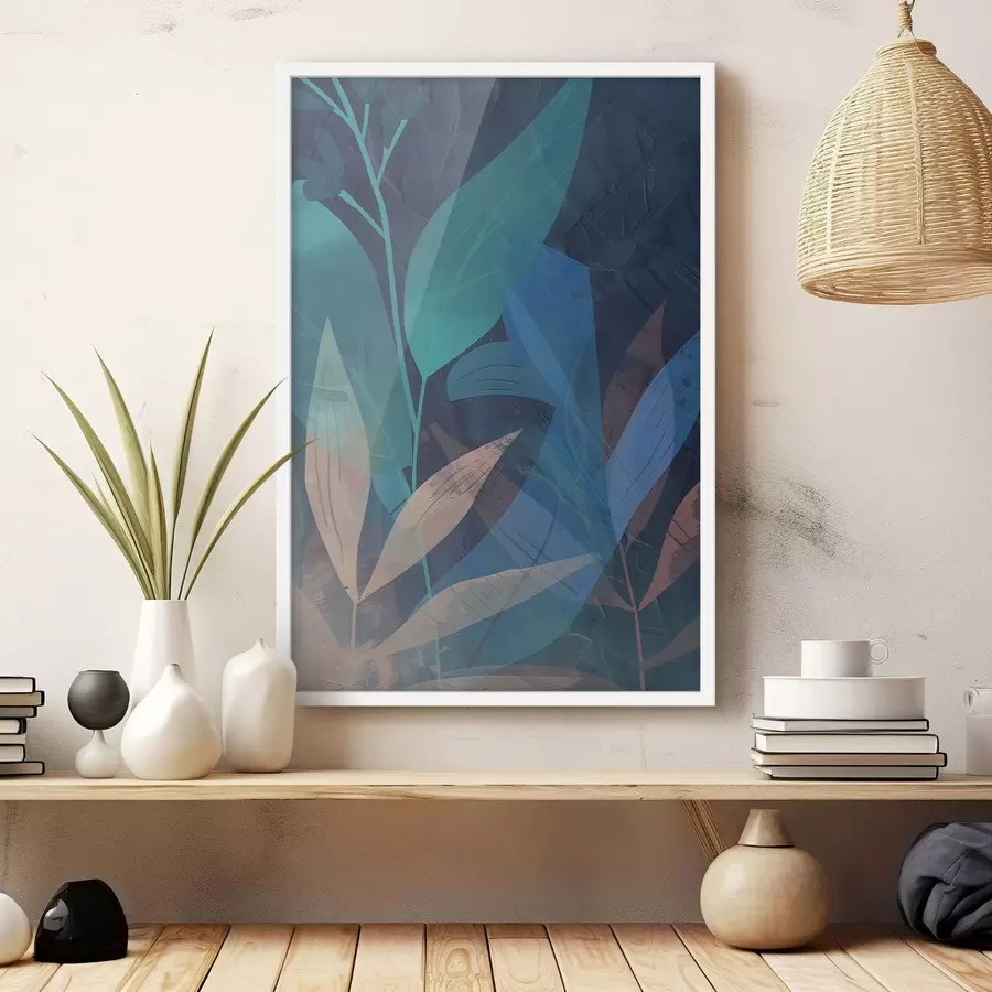 fototapet Ramuri și frunze abstracte f47748