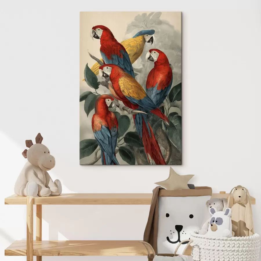 Tablouri Papagali vintage s47730