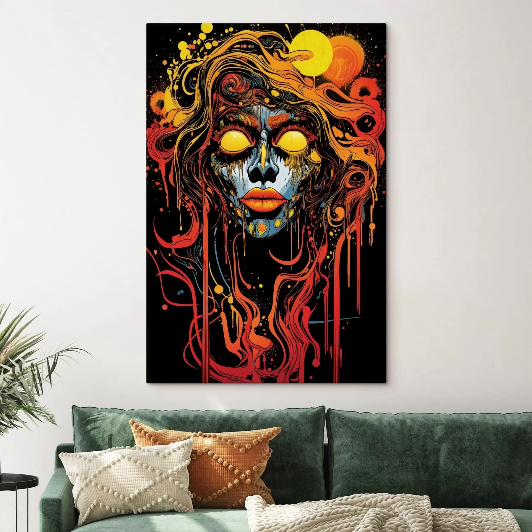 Tablouri Portret abstract luminos s47738