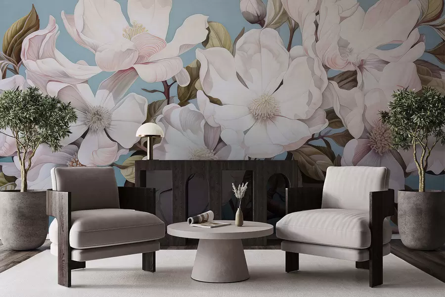 fototapet Flori luxuriante pe o ramură de copac w05178