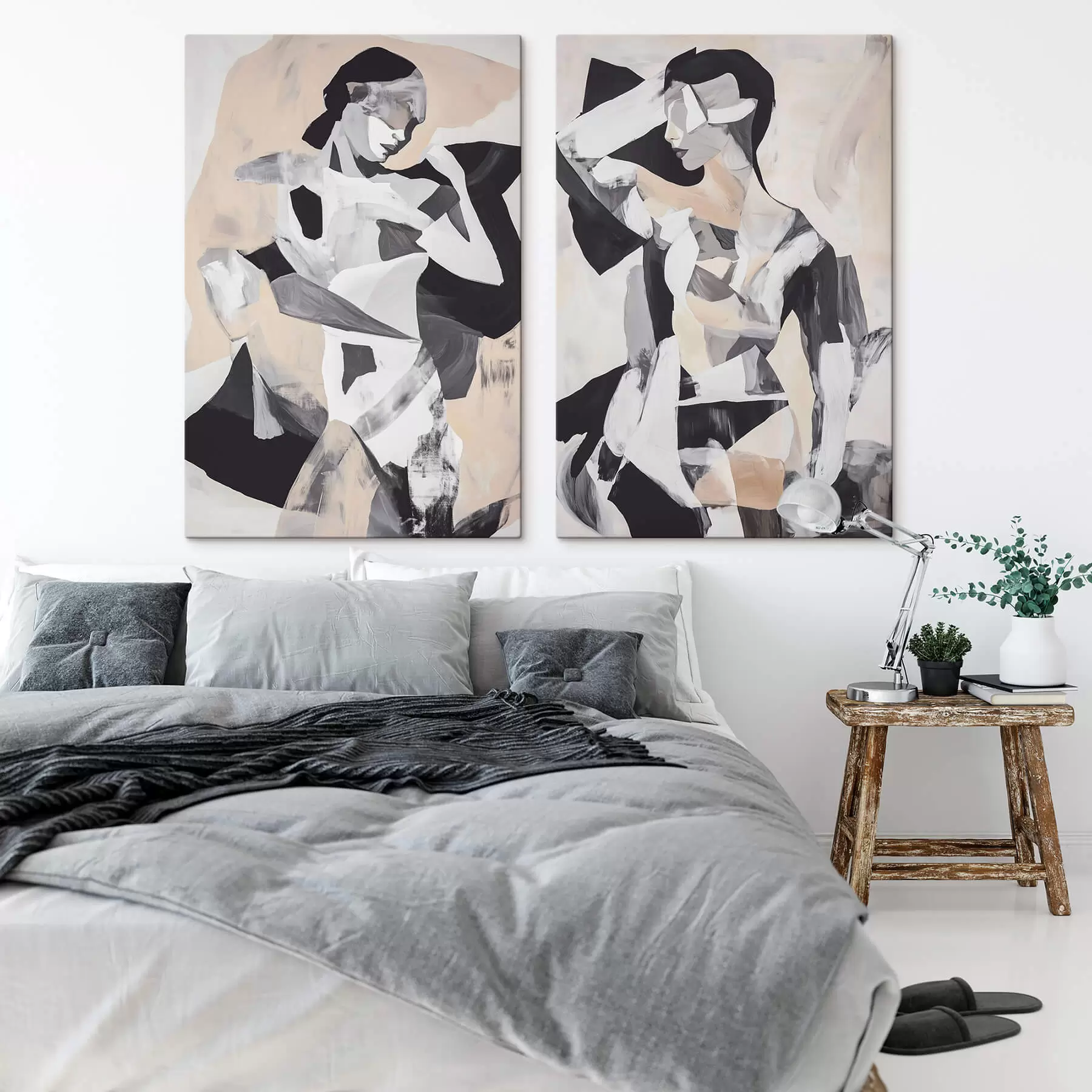 Tablouri Siluetă abstractă m01267