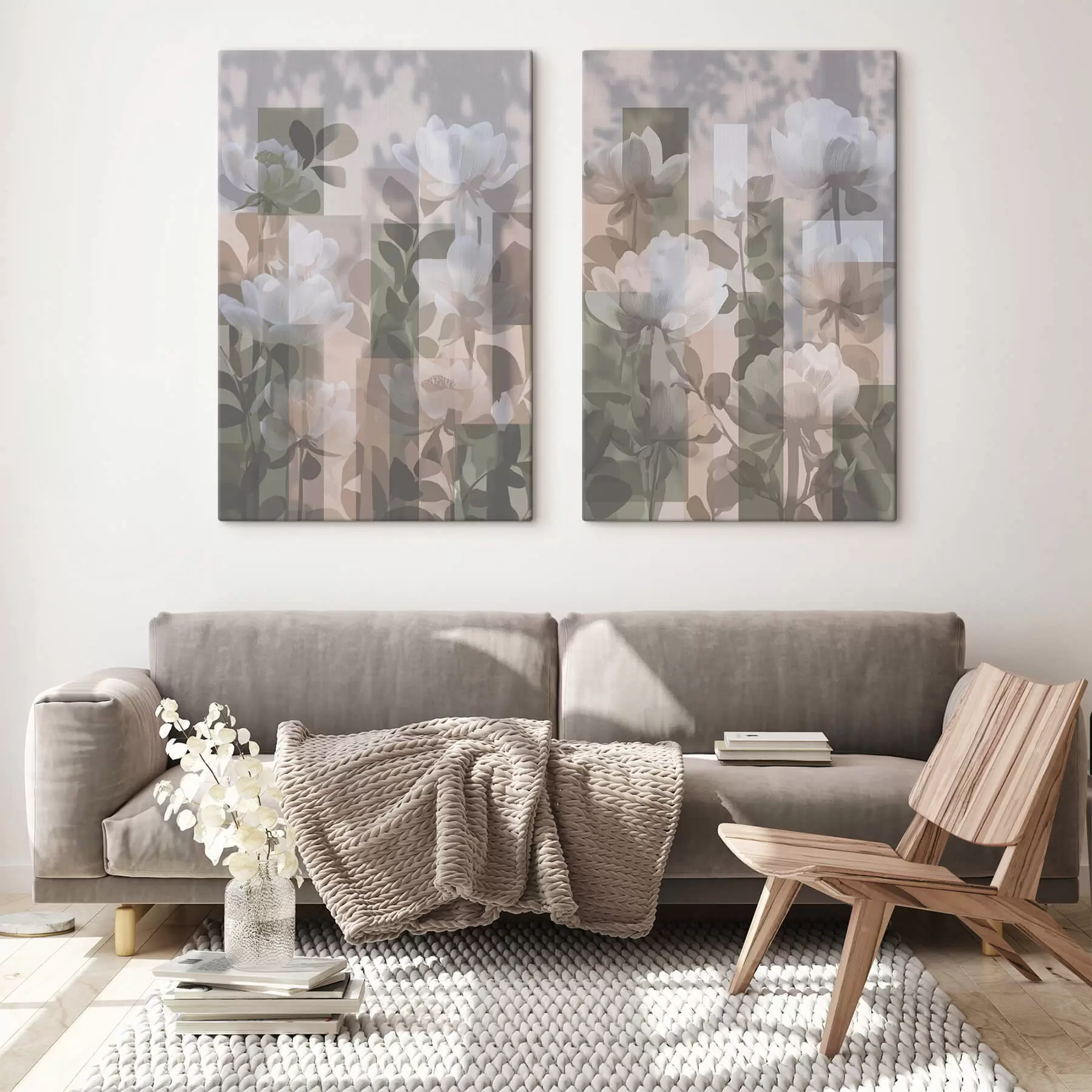 Tablouri Abstracție cu flori m01268