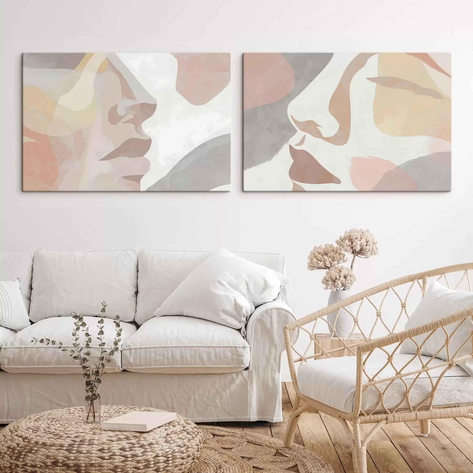 Tablouri Fețe minimaliste abstracte m01275