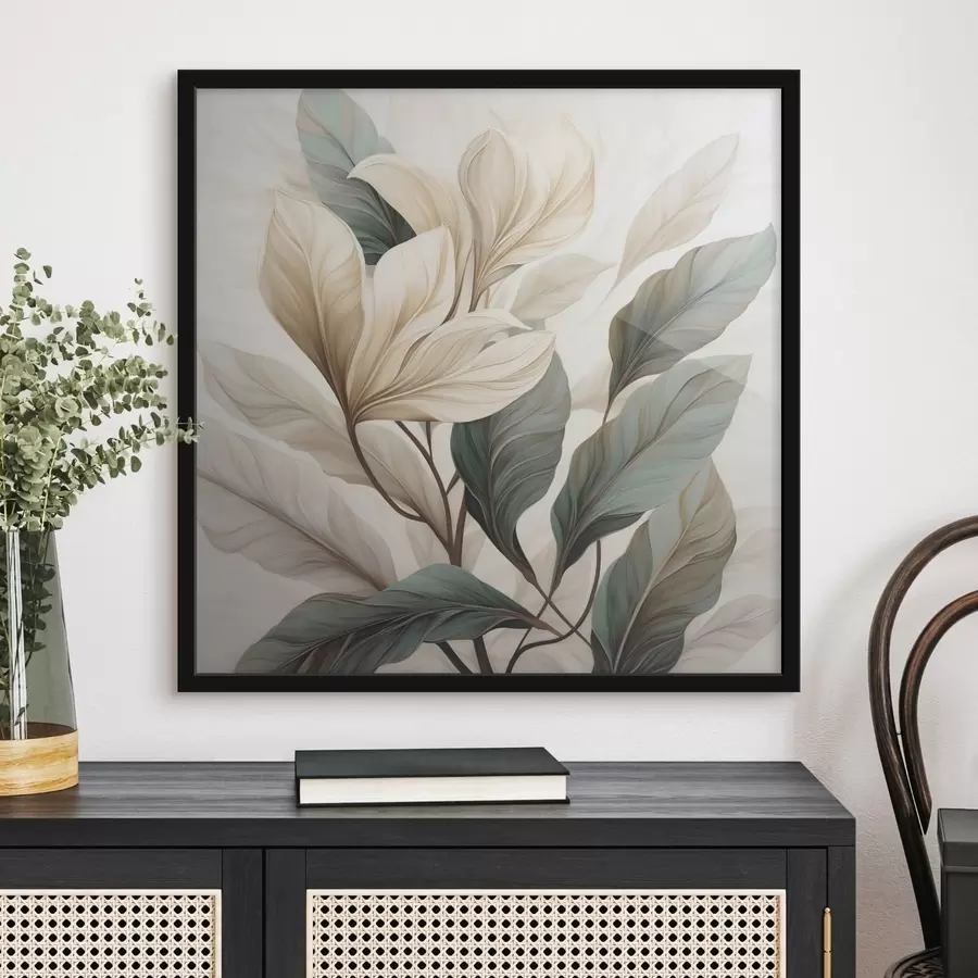 fototapet Flori cu frunze f47668