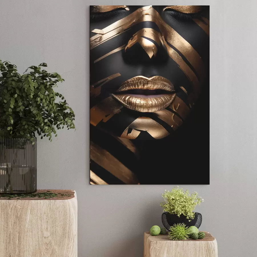 Tablouri Față cu negru și dungi s47320