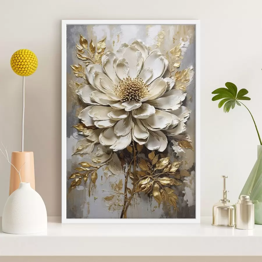 fototapet Floare texturată ușoară f47271