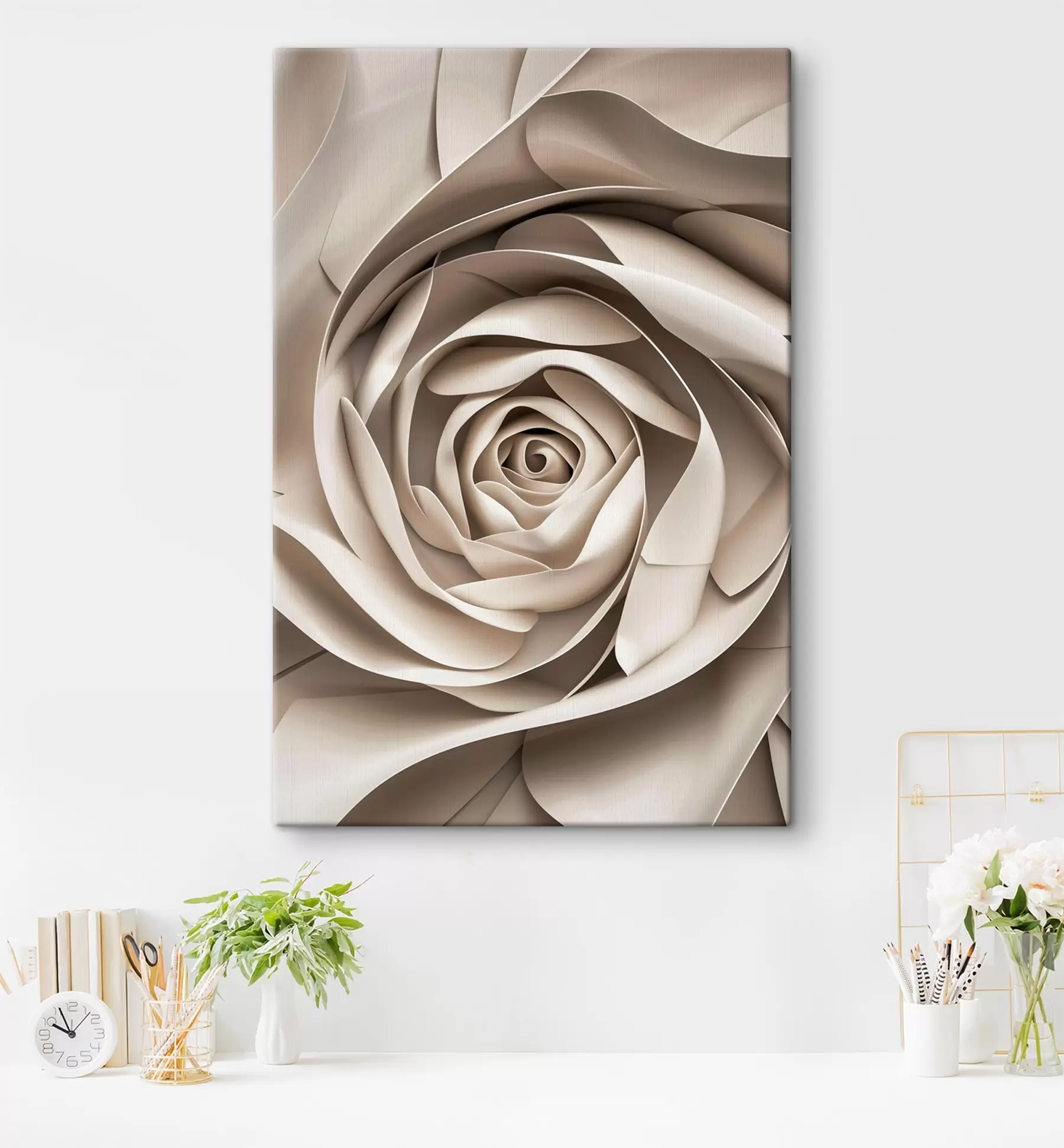 Tablouri Trandafir abstract mare s47825