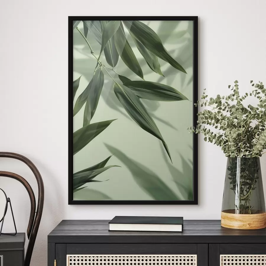 fototapet Frunze de bambus f47814