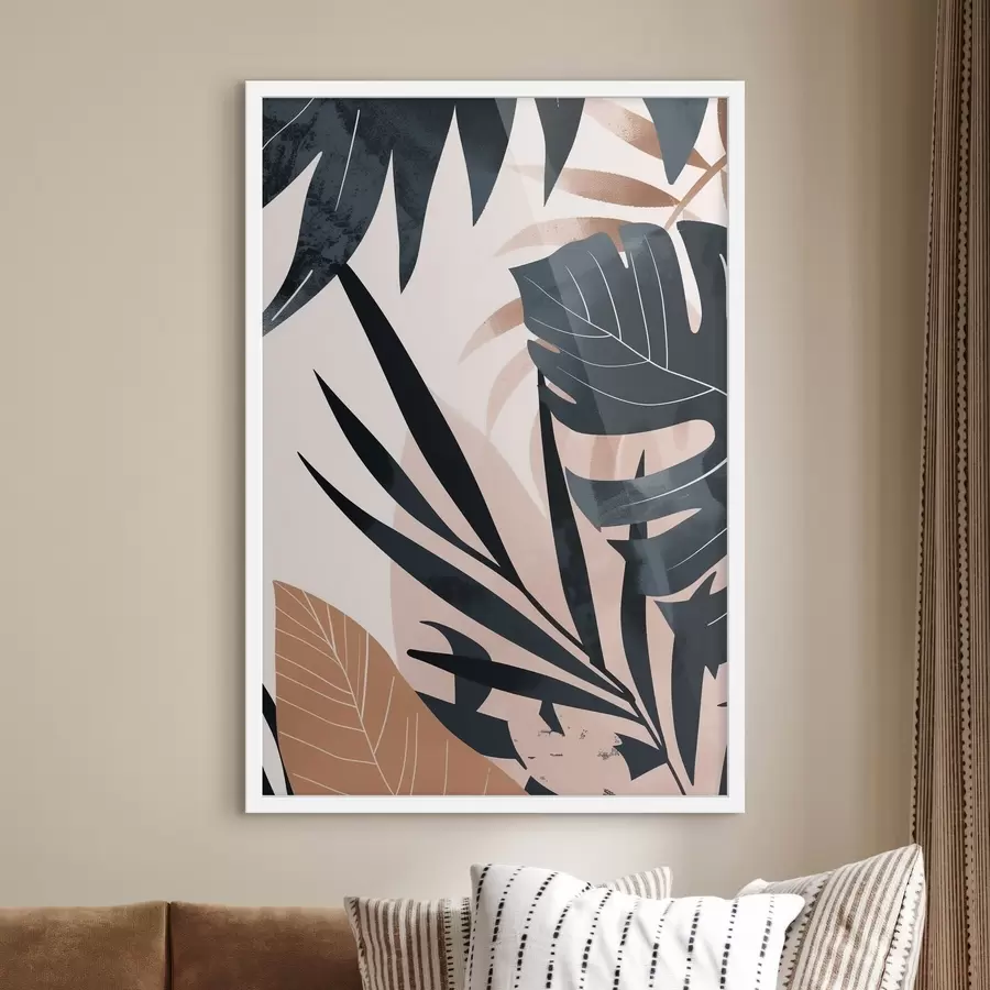 fototapet Varietate de frunze tropicale f47822