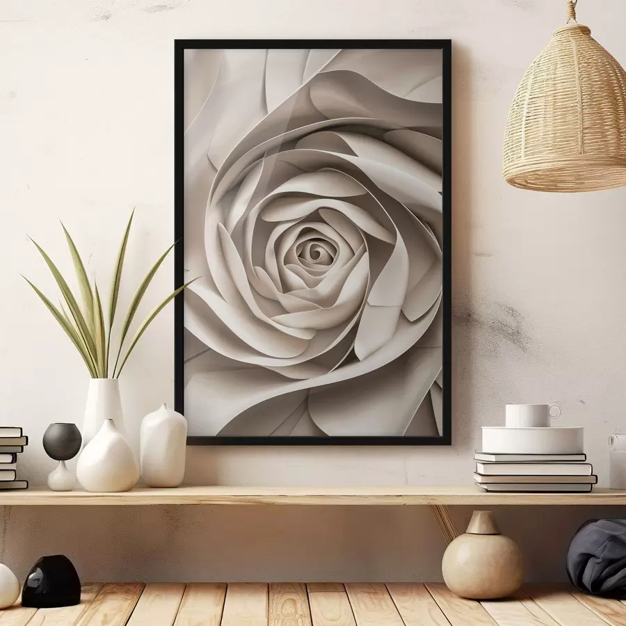 fototapet Trandafir abstract mare f47825