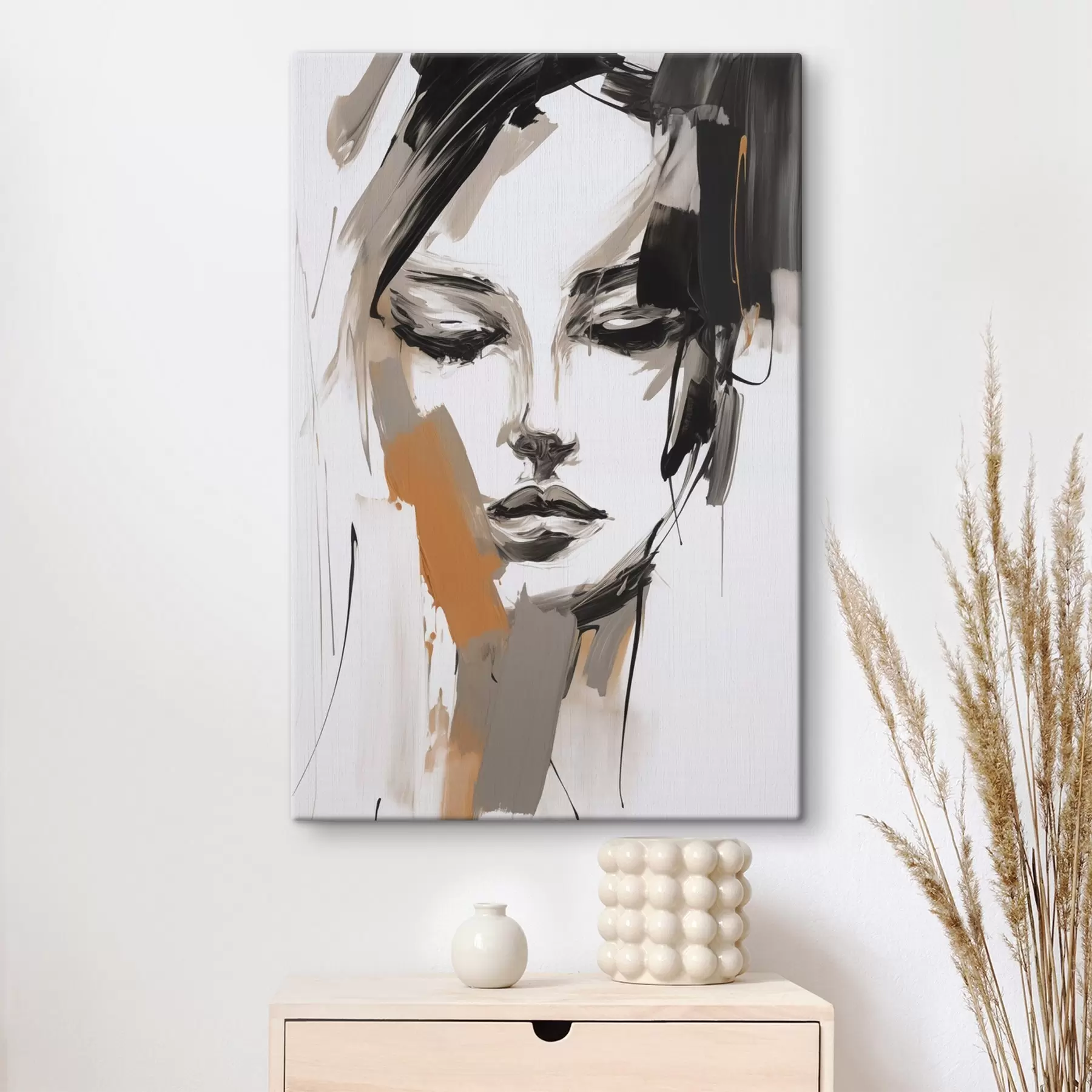 Tablouri Portret abstract al unei fete s47801